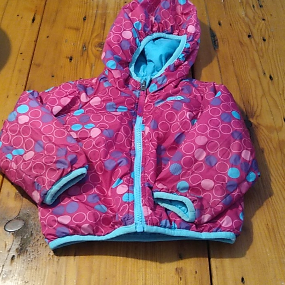 The North Face sz 2t reversable winter coat